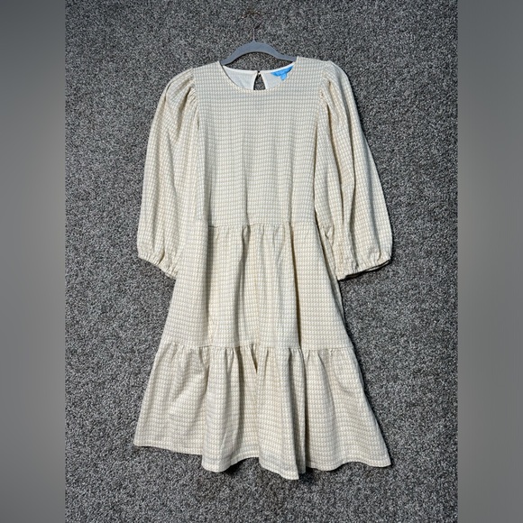 NWOT DRAPER JAMES RSVP Tiered Skater Dress Size Small - Picture 3 of 6